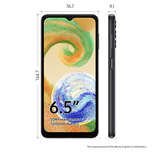 Samsung Galaxy A04s SM-A047F/DSN 16.5 cm (6.5) Dual SIM 4G USB Type-C 3 GB 32 GB 5000 mAh Black