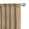 Ambesonne Egyptian Print Window Curtains, Hieroglyphs Grunge Pattern on Stripes Archeology History Language, Lightweight Decorative Panels Set of 2 with Rod Pocket, 56" x 84", Sand Brown Black
