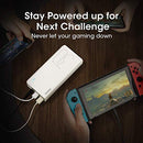 ROMOSS 18W 30000mAh Power Bank, 3 Inputs & 3 Outputs Big Capacity USB C Portable Charger, Fast Charging & Recharging External Battery Packs for iPhone 14/13/12, Samsung Galaxy, iPad, Switch and More