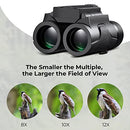 K&F Concept 8x21 Compact Binoculars Kids Adults, BAK4 Prism + FMC Broadband Green Film for Birdwatching、Outdoor Adventure、Show and Concert.