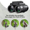 K&F Concept 8x21 Compact Binoculars Kids Adults, BAK4 Prism + FMC Broadband Green Film for Birdwatching、Outdoor Adventure、Show and Concert.