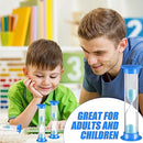 24 Pcs 5 Minute Sand Timer Plastic Hourglass 5 Min Visual Timer Mini Classroom Timer Small Shower Timer for Teacher Classroom School Must Haves Supplies Egg Sand Clock Kids Time Management (Blue)