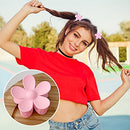 12Pcs Small Flower Hair Claw Clips,DanziX Flower Shaped Hair Clips,1.35 Inch Mini Hair Jaw Clips/Hair Clamps Nonslip Clip/Hair Accessories for Women Girls Kids