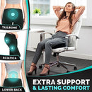 iamcomfi Seat Cushion - Medium - Coccyx Car Seat Cushion for Office Chair, Desk & Car Driving - Premium Heat Sensitive & Durable Memory Foam Sitting Pillow - Home Office Back Cushions & Seat Cushions
