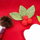 com-four® Premium Christmas Tree Skirt for Protection Against Pine Needles - Round Christmas Tree Skirt for The Christmas Tree - Underlay with Christmas Motif