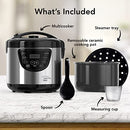 Wahl James Martin Multi Cooker, 6-in-1 Functions, Steaming, Sautéing, Stewing, Slow Cooking, 24hr Delay Timer, 4L Ceramic Pot (Feeds up to 4 People), Removable Cooking Pot, Dishwasher Safe Parts