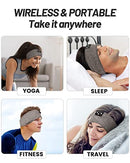 Sleep Headphones Bluetooth Headband,Perytong Soft Sleeping Wireless Music Sport Headbands,Long Time Play Sleeping Headsets with Built in Speakers Perfect for Sleep,Workout,Running,Yoga,Travel