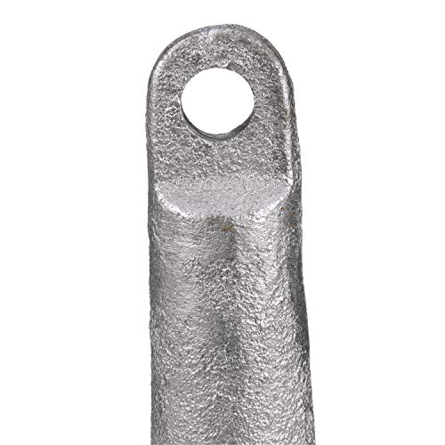 Attwood 9942-1 Cast Iron Steel Mushroom Anchor, 10-Pounds, Aluminum-Plated Silver Finish