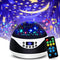 Night Light with Music & Timer, MOKOQI Star Light Projector - Sound Machine for Baby Sleeping, Birthday Gifts for Girls Boys 1-6-12, Remote Control Projection Lamp Invited Colour Starry Sky to Home