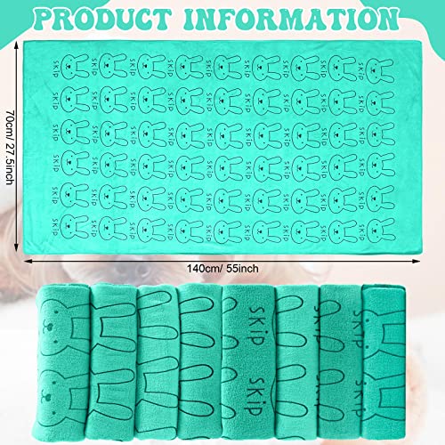 8 Pcs Dog Drying Towels Bulk 55'' x 28'' Pet Grooming Towels Absorbent Microfiber Dog Bath Towels Quick Drying Puppy Bathing Towel for Small Medium Large Dogs Cats Pets Bathing Grooming (Cyan)