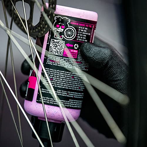 Muc-Off 20216 No Puncture Hassle Inner Tube Sealant, 300 Millilitres - Advanced Bicycle Tyre Sealant for Repairing Inner Tube Punctures of Up to 4mm