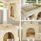 Taily 85CM Cat Scratching Post Cats Tree Gym House Condo Pet Furniture Kitten Scratcher Tower Suitable for Medium to Large Cats Beige