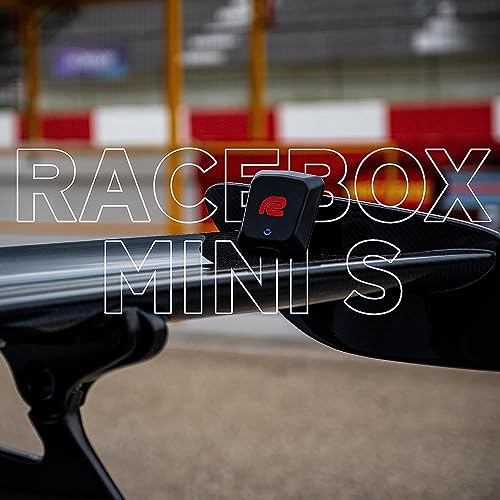 RACEBOX Mini S - Standalone GPS Based Performance Meter Box 25Hz - Car and Motorcycle Lap Timer and Drag Meter with Mobile App - Vehicle Racing Timing System