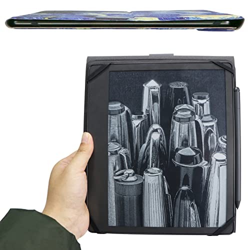 ZhaoCo Universal Case for Kindle Scribe ( The first Kindle for reading and writing) 10.2-inch / 10.3-inch Kobo Elipsa eReader 2021, Premium PU Leather Folio Cover with Pen Holder - Teal