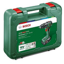 Bosch Home & Garden 18V Cordless Brushless Impact Hammer Drill Driver With 2.5Ah Battery, Charger and Case, 2 Speed, 20 Torque Settings, 60Nm, 13mm Metal Chuck