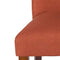 HomePop Parsons Classic Upholstered Accent Dining Chair, Single Pack, Orange