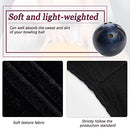 Zhanmai 2 Pack Bowling See Saws Washable Bowling Ball Polisher Bags Bowling Ball Cleaner Holder Bags Black Bowling Cleaner Towels for Bowling Ball Cleaning