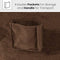 CordaRoy's Chenille Nest Gaming Bean Bag Chair with Controller Pockets and Handle, Convertible Foam-Filled Chair/Queen-Size Lounger, Espresso