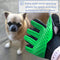 Zenify Pets Hair Grooming Glove Mitt for Deshedding Fur Removal from Pet Cats, Kittens, Rabbits, Guinea Pigs, Dogs, Puppies (Green (Right Handed))