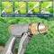 DERASL Garden Hose Gun,Spray Gun Garden Hose Nozzle 100% Metal with Adjustable Water Flow for Car Wash,Showering Pets and Watering Plant Pressure Washer Accessories