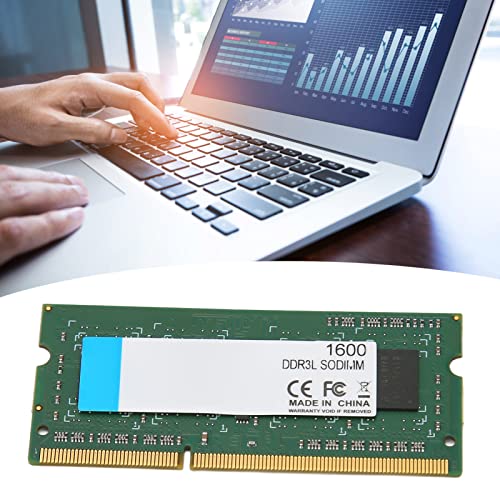 Crucial RAM, 8GB 4GB DDR3L, SODIMM 1600MHz Laptop Memory, 64Bits Width 204Pin Data Connection, PC Computer Memory RAM Module Upgrade (8GB)