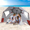 Mountview Beach Umbrella Outdoor Umbrellas Garden Sun Shade Shelter 2.13M Red