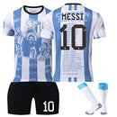 2223 Messi Jersey Triple Crown Anniversary Edition Messi Soccer Team Jerseys for Adults/Kids