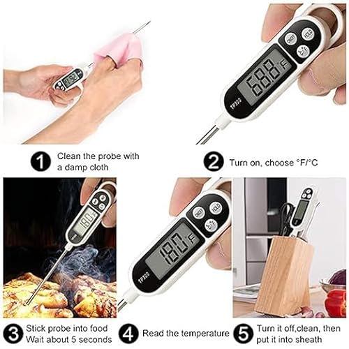 Digital Meat Thermometer TP300 Kitchen Cooking BBQ Food Thermometer Tool