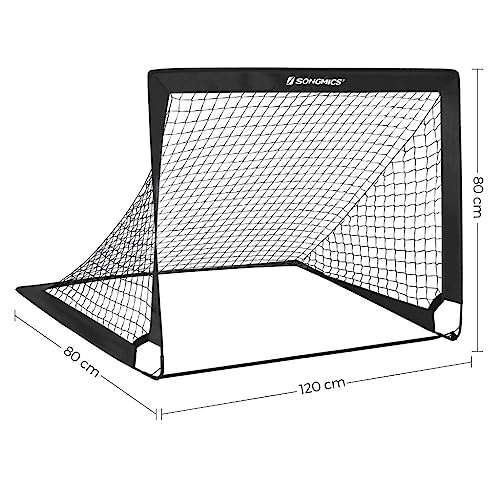 Songmics Portable Soccer Net, 120 cm Size, Black