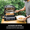 Ninja Woodfire Electric BBQ Grill & Smoker, 7-in-1 Outdoor Barbecue Grill & Air Fryer, Roast, Bake, Dehydrate, Uses Woodfire Pellets, Weather Resistant, Non-Stick, Portable, Grey/Black, OG701UK