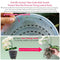 Meshpot Clear Plastic Orchid Pots With Holes - 3 Pack (2Pcs 7 Inch Pot,1Pc 6 Inch Pot)