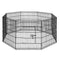 i.Pet 30" 8 Panel Pet Dog Playpen Rabbit Play Pen Playpens Fence Cage Cages Puppy Exercise Enclosure Crate Pets Barrier Portable Outdoor Indoor Run Gate Guinea Pig Heavy Panels Kennel