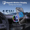 ZenGoose for MagSafe Car Mount Charger, 15 W Mobile Phone Holder Car with Charging Function for iPhone 15 Pro Max/14/13/12 Series, Charger with Cooling Fan