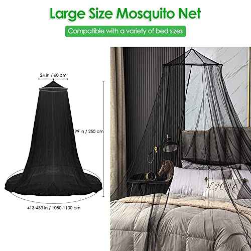 AUTOWT Bed Mosquito Netting, Mosquito Bed Net Dome Mosquito Mesh Net Universal for Single to King Size Hammocks Cribs Indoor Outdoor Insect Protection for Adult Kid Baby