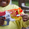 Nerf Mega CycloneShock Toy Blaster, Hotrod Color Style, 6-Dart Drum, 6 Nerf AccuStrike Mega Darts, Easy Priming (Amazon Exclusive)