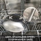 HULISEN Cheese Melting Dome & Smashed Burger Press, 9 Inch Heavy Duty Round Basting Cover with Stainless Steel Burger Smasher, Griddle Accessories Kit for Flat Top Grill Cooking Indoor/Outdoor