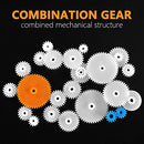 EKIND 80Pcs Plastic DIY Robot Gear Kit Gearbox Motor Gear Set Gear Worm Compatible for DIY Car Robot RC Model Helicopter Remote Control Aircraft