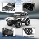 DEERC DE49 RC Cars Remote Control Car, 160 Mins Play SUV Cars Toys,2.4Ghz 1:18 Scale All-Terrain Monster Trucks with LED Headlights, Auto Demo Mode Off-Road Jeep Crawler Gifts for Boys Girls Kids,Grey