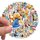 100 Pcs Stickers Cute Aesthetic Waterprof Vinyl Anime Sticker Packs for Kindle Water Bottle Laptop Kids Teens Girls Boys Adults