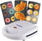 Mini Donuts Baker, Mini Cake and Quiche Baker, Taiyaki Baker - 3 in 1 Three Slices Removable Dessert Baker by StarBlue - White AC 220-240V 50/60Hz 700-800W, UK Plug with EU Adapter