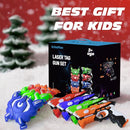 EchoPlan Laser Tag, Laser Tag Guns Toy Set of 4 with Vests, Upgraded Infrared Laser Tag Guns Toys for Kids, Lazer Tag Toys for Boys Indoor Outdoor Game, Toys for Kids Ages6 7 8 9 10 11 12+Year Old Boy