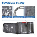Extra Large Blood Pressure Cuff, ELERA Replacement Extra Large Cuff Applicable for 9”-20.5” Inches (22-52CM) Big Arm, Cuff Only BP Machine Not Included