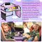 Lordap Kids Travel Tray for Toddler Car Seat,Toddler Car Seat Tray Organizer,Large Ipad Holder A Road Trip Essential,Soft Padding,Waterproof,Food & Snack Lap Tray Carseat,Stroller,High Chair (Pink)
