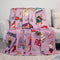 Artlunar Singer Inspired Throw Fleece Blanket Gifts for Music Lovers Women Girls, Cozy Travel Blanket Perfect for Sofa Bed  (Purple-6042, 60" x 50")