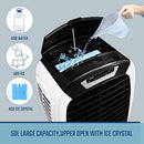 50L Evaporative Air Cooler Industrial Air Conditioner Humidifier Cooling Fan Remote Control