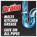 Drano Kitchen Crystals Drain Cleaner, Unclog Kitchen Drains, Melts Grease and Grime, Sink Cleaner Safe On All Pipes, 500g