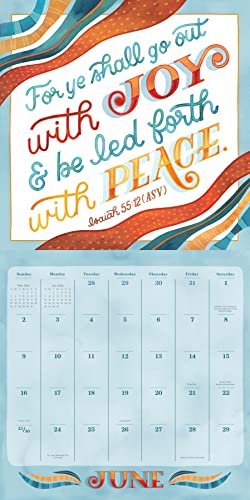 The Illustrated Bible Verses Wall Calendar 2024: Timeless Wise Words of the Bible