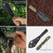 Backpacking Trowel, Portable Survival Shovel Lightweight Hiking Camping Trowel, Small Camping Multitool with Carrying Pouch for Hiking Digging Outdoor Gardening