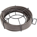 Mophorn Drain Cleaning Cable 75 Feet x 1/2 Inch Solid Core Cable Sewer Cable Drain Auger Cable Cleaner Snake Clog Pipe Drain Cleaning Cable Sewer Drain Auger Snake Pipe