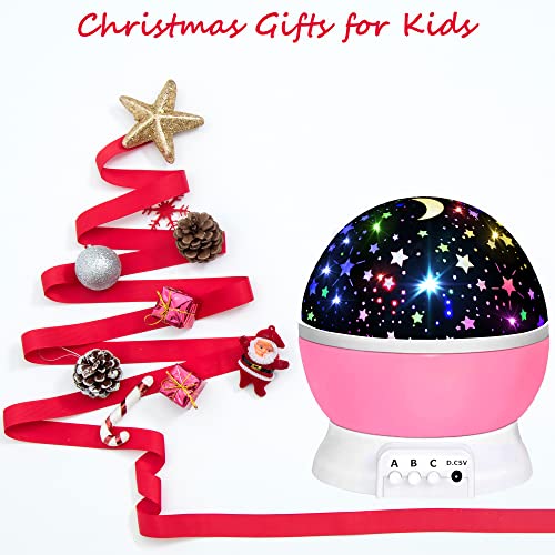 Toys for 1-10 Year Old Girls,Star Projector for Kids 2-9 Year Old Girl Gifts Toys for 3-8 Year Old Girls Christmas Gifts for 4-7 Year Old Boys Sensory Baby Toys Birthday Gifts Stocking Stuffers
